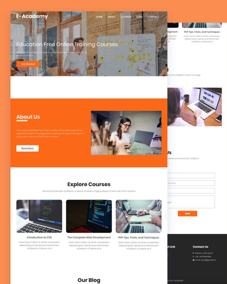 web tamplet