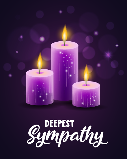 Deepest sympathy with group greeting cards